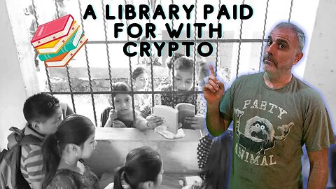 donating a library for the kids in the jungle with crypto be part of the change join cryptopia