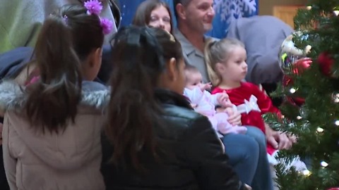 Autistic children enjoy 'Quiet time with Santa' at Meadows Mall