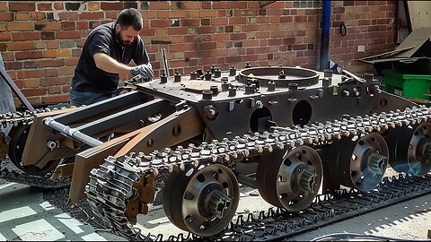 Man Builds Incredible TANK for His Son Reusing Old Vehicles