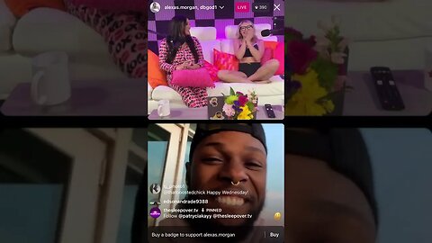 DB God Gets Freaky With LONELY FANS MODEL Alexas Morgan’s & Her Friend On IG LIVE (11-01-23)