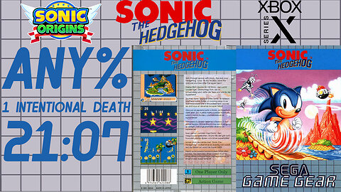 Sonic the Hedgehog 1 [GG 1991] Any% [21'07"] 11th place | SEGA Game Gear | Sonic Origins