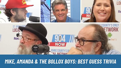 Mike Davis, Amanda, & the Bollox Boys in for Best Guess & Craziness