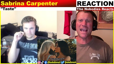 REACTION to Sabrina Carpenter "Taste"!