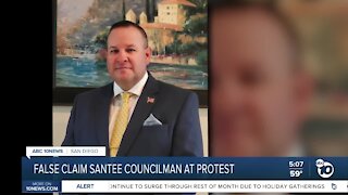 Santee councilman speaks out after false accusations that he was at D.C. protest