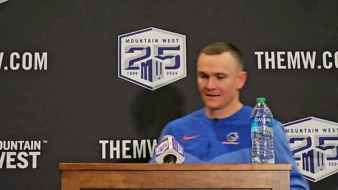 Pre-MW Championship Presser With Boise State Interim Head Coach, Spencer Danielson 11/27/2023