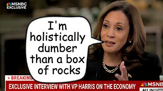 Kamala Harris EMBARRASSES Herself During Train Wreck Interview