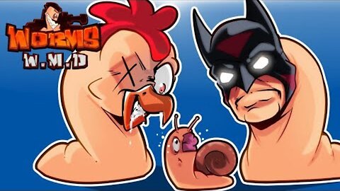 WORMS WMD - BATMAN TEAM ASSEMBLE! (1v1v1v1v1)