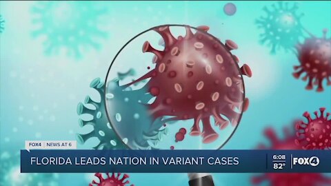 Florida leading the nation in COVID variant cases