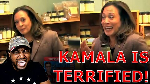 Kamala Harris FREAKS OUT After Confronted On Debating Trump At Anti GOP Store During STAGED Event!