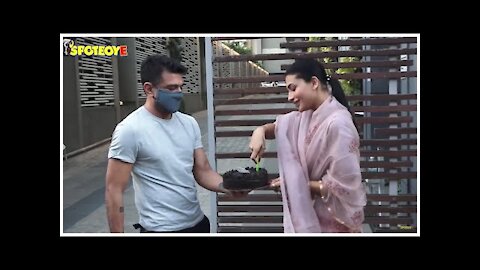 Eijaz Khan & Pavitra Punia Celebrate Latter's Birthday With The Media