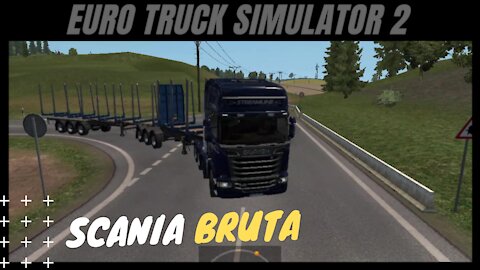 🚚DRIVING A ROLL WITH SCANIA BRUTA IN THE BITREM