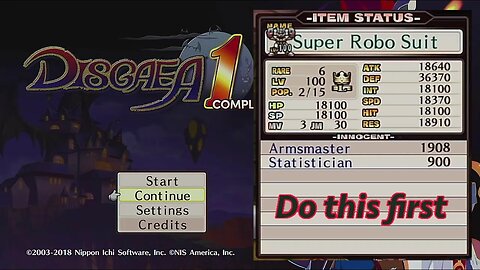 Disgaea 1 Complete: Innocents