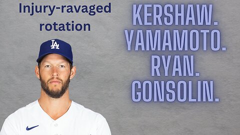 Clayton Kershaw injured, just another starting pitcher injury for the Dodgers