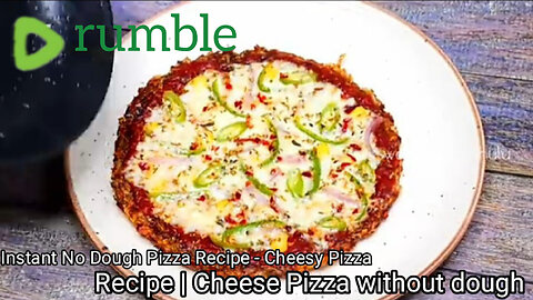 Super tasty no dough instant cheesy veg pizza recipe#cooking#viral