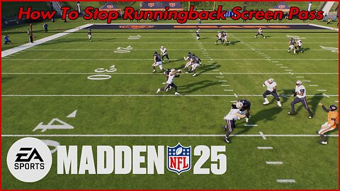 How To Stop Runningback Screen Pass In Madden NFL 25