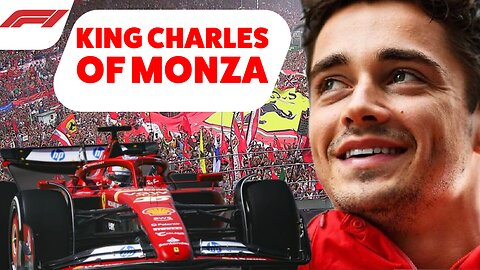 King Charles reigns as ALL others fall in MONZA, Italy for the F1 Grand Prix