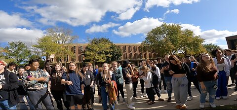 Minnesota State University: Huge Crowd Forms As Lesbians Heckle Me (About 2 Hour Mark), Bearded Professor Explodes w/ Rage, Homosexuals & Trans Oppose Me, One Christian Students Stands w/ Me & Starts Preaching, Crowd Sobers Toward The End