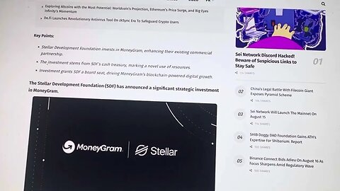 STELLAR XLM CRYPTO MAKES A BIG MOVE ON MONEYGRAM…POWER MOVE