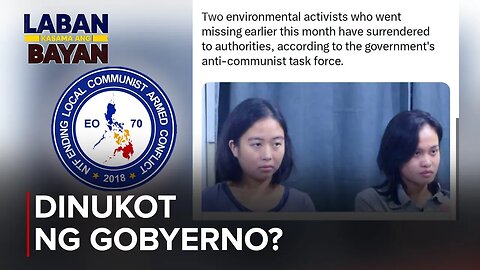 NTF-ELCAC, pinabulaanang dinukot ng pwersa ng gobyerno ang 2 estudyanteng aktibista