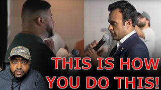 Vivek Ramaswamy Calmly Dismantles Man Claiming Whites Are Being Racist To Haitians In Springfield!