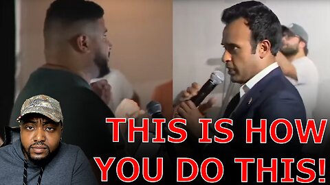 Vivek Ramaswamy Calmly Dismantles Man Claiming Whites Are Being Racist To Haitians In Springfield!