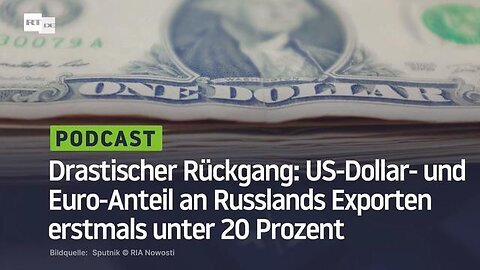 Drastischer Rückgang: US-Dollar- und Euro-Anteil