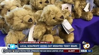 Local non-profit giving out weighted teddy bears