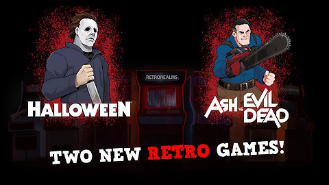 RetroRealms Halloween & Ash vs. Evil Dead: New Pixel Art Platformers Announced!