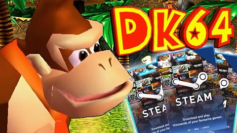 2° SORTEIO Gift Card Steam - Donkey Kong 64 HD - Parte 3 (!sorteio)