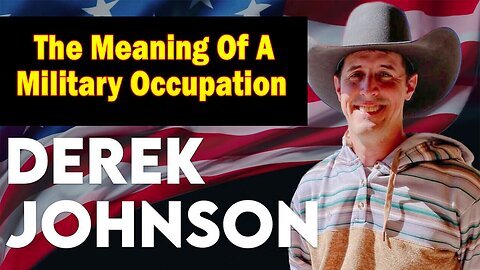 Derek Johnson HUGE Intel Sep 17- 'The Meaning Of A Military Occupation'