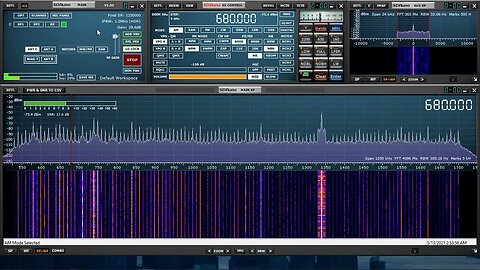 MW Station WPTF @ 680 kHz from Raleigh North Carolina from 5/13/2021