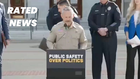 California Sheriff Slams "Radical Progressive Agenda" in Public Safety Speech