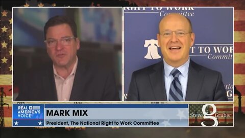 Mark Mix on Steve Gruber Show discusses union bosses involvement in economic issues facing nation