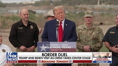 Trump Visits Eagle Pass, Texas As Illegal Immigration Rocks Voter Concerns