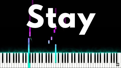 How To Play STAY the kid Laroi - Justin Bieber Tutorial Piano / Easy