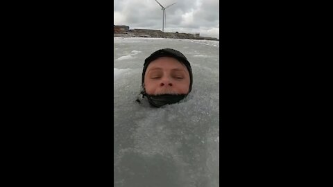 When surfing is life, ice surfing