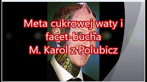 Meta cukrowej waty i facet-bucha