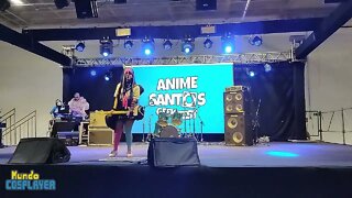 Apresentação Cosplay de Ibuki Mioda do jogo Danganronpa no Anime Santos Geek Fest 2022!