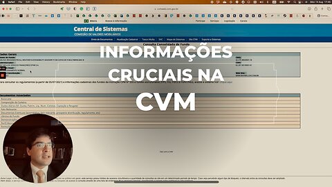 CVM – Informações sobre fundos de investimento disponíveis no site