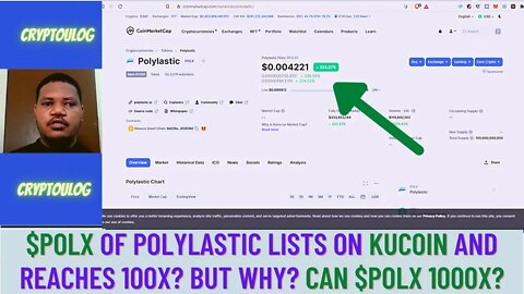 $POLX Of Polylastic Lists On Kucoin And Approaches 100X? But Why? Can $POLX 1000X?