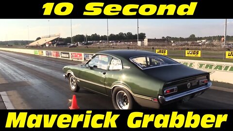 10 Second Maverick Grabber Wednesday Night Drag Racing