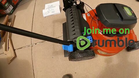 Toro 60v 22" Walk Behind mower model #21466 - Putting it together