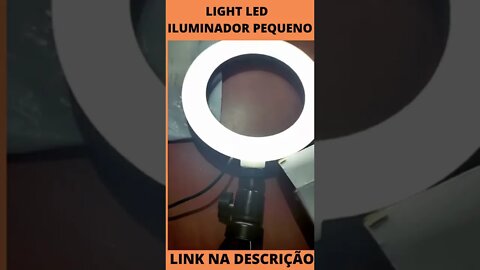 Ring Light Led Mesa Iluminador Pequena Tripé 6 Polegada 16cm