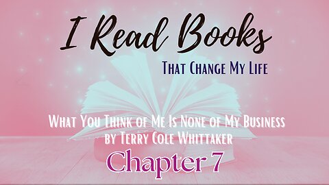 📚BOOK READ|What You Think Of Me Is None of My Business(Chapter 7) GOOD HEALTH IS YOUR NATURAL STATE