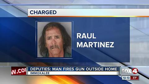 A Naples Man Allegedly Fired a Gun Outside his Home