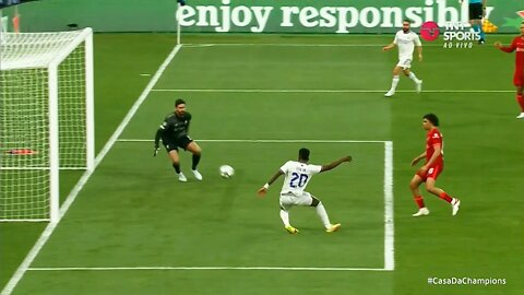 GOL VINICIUS JR. - REAL MADRID vs LIVERPOOL