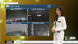 Fog in Kern County's NYE forecast