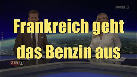 Frankreich geht das Benzin aus (ORF I ZIB 1 I 10.10.2022)