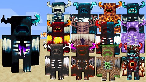 Infected Warden Vs ALL Wardens PLUS+ (Anniversary Edition) / Minecraft Mob Battle