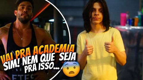 OBRIGUEI MEU SOBRINHO FRANGO A IR NA ACADEMIA..